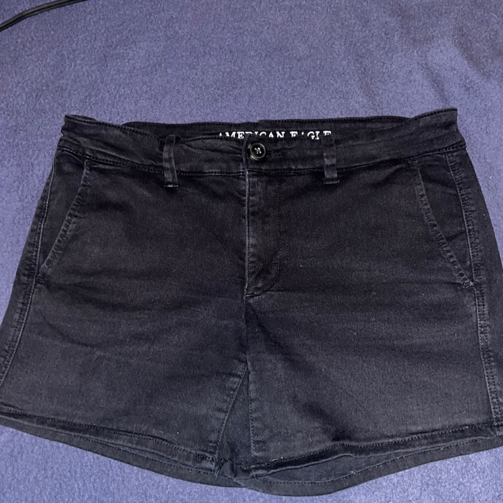 American eagle, super stretch black jeans.